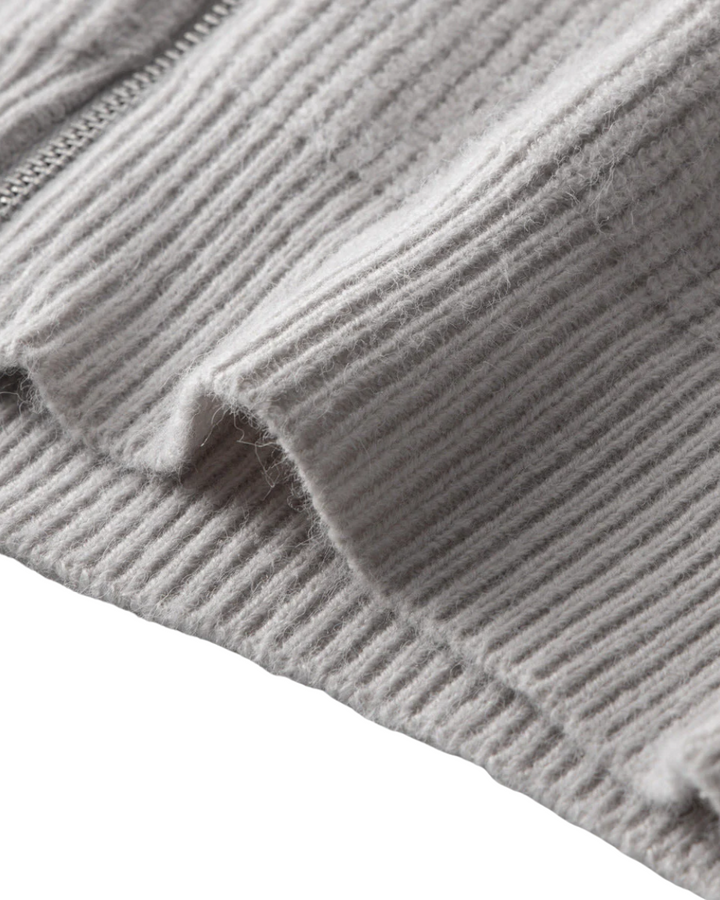Cardigan Eloi™ | Zippé en laine mérinos