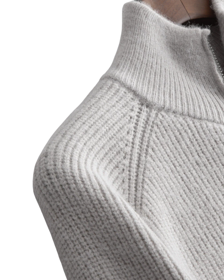 Cardigan Eloi™ | Zippé en laine mérinos