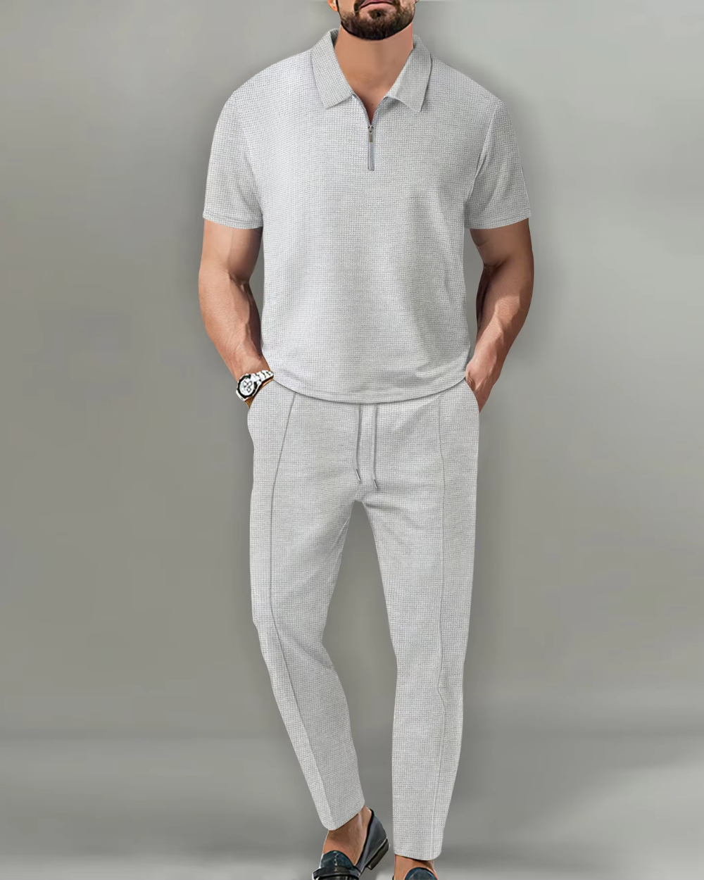Le Classique™ | Polo 2 pièces zippé