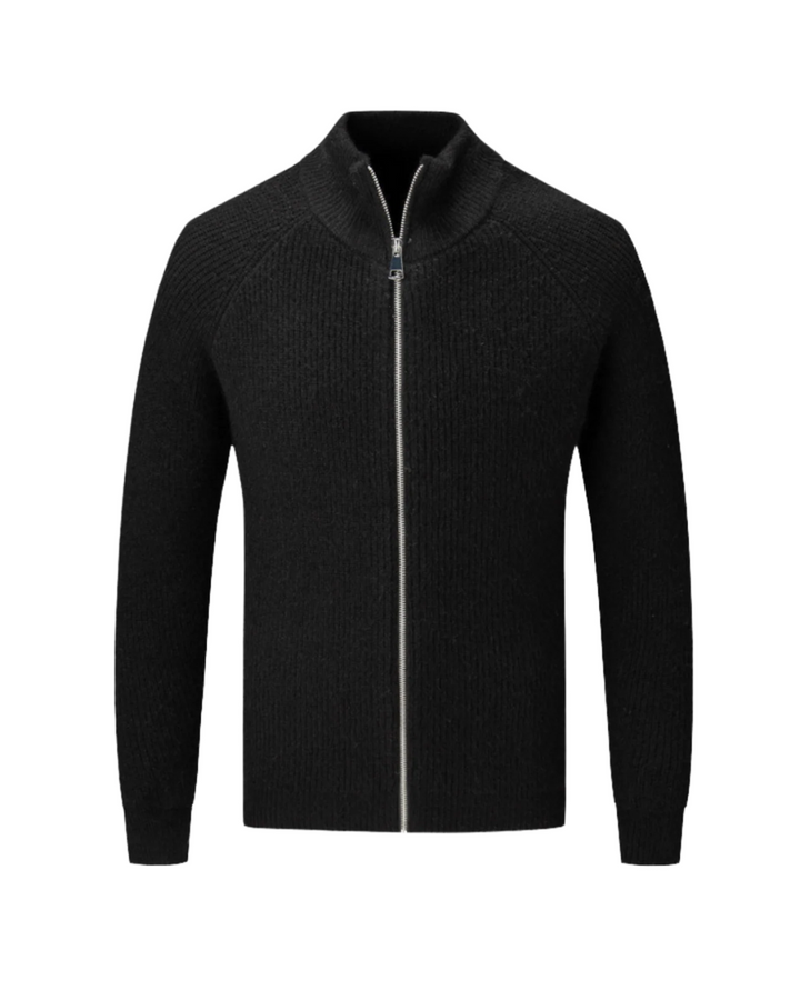 Cardigan Eloi™ | Zippé en laine mérinos