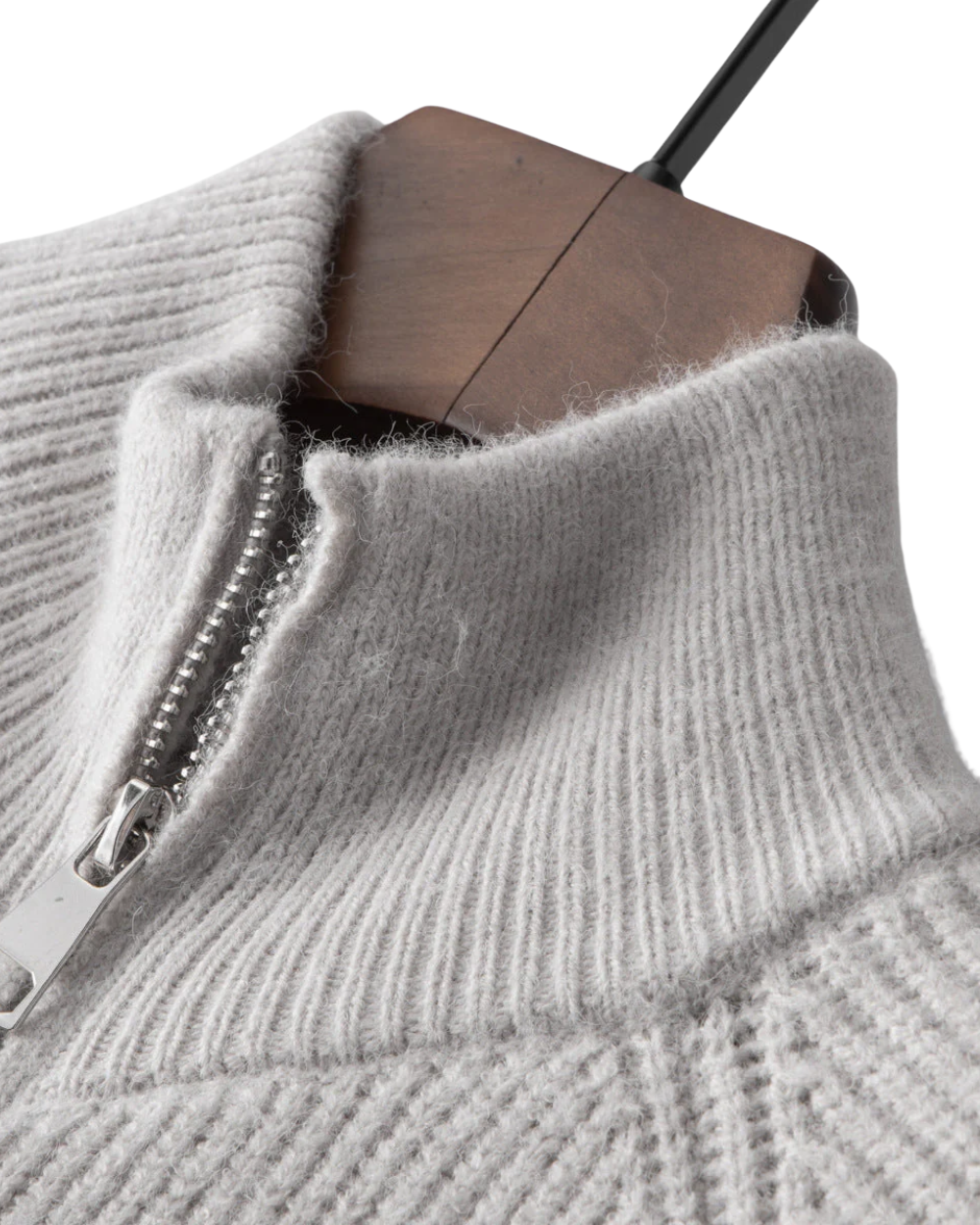 Cardigan Eloi™ | Zippé en laine mérinos