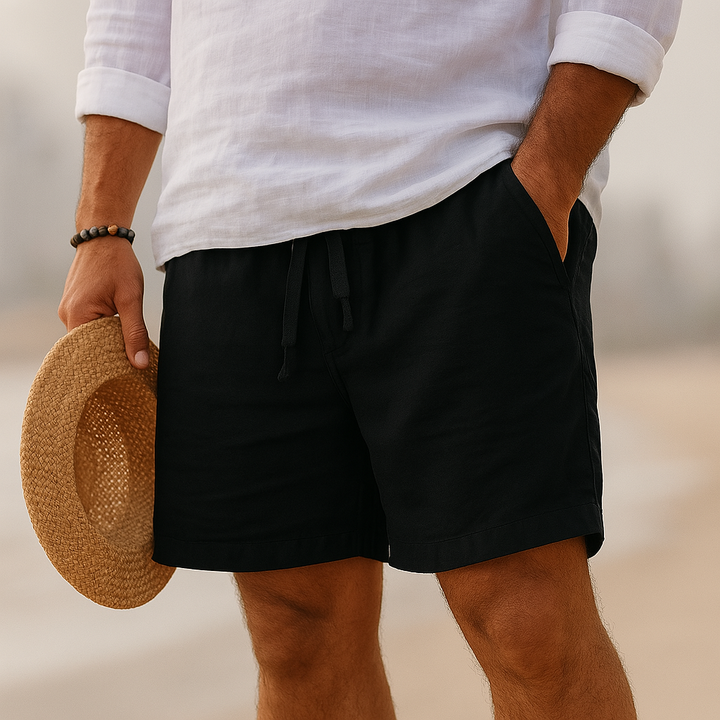 Shorts Adrien™  | élégant en lin à taille élastique