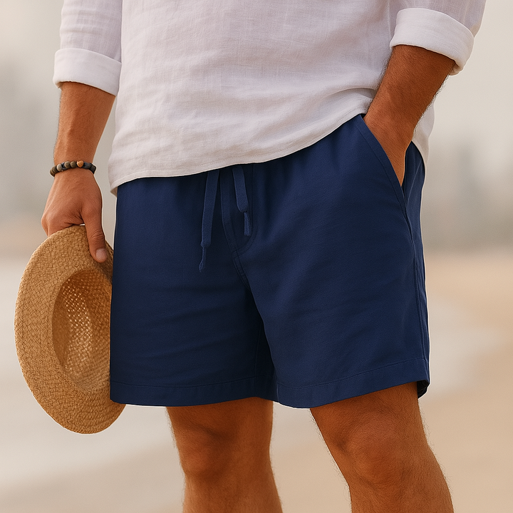 Shorts Adrien™  | élégant en lin à taille élastique